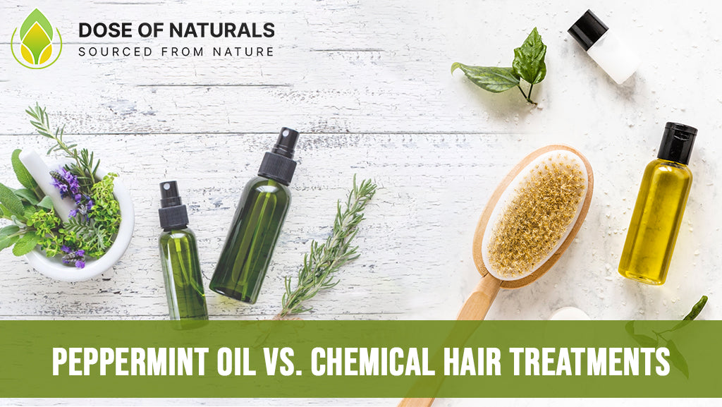 Peppermint Oil vs. Chemical Hair Treatments